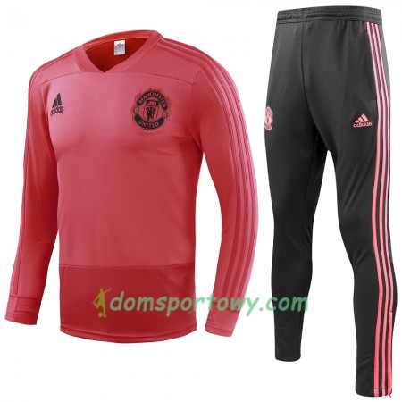 Manchester United Komplet Bluzy Treningowe Czerwony 2018-2019